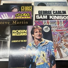 Lot Of VTG Comedy LP’s (9) Kinison/Pryor/Martin/Carlin/Murphy/Williams/Mandel