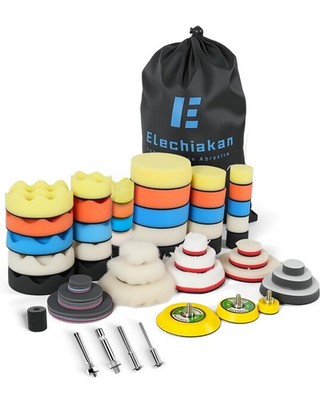 78PCS Polishing Pads Kit for Car Detailing, Dremel Buffing & Waxing Wheels