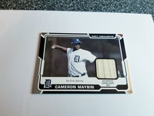 CAMERON MAYBIN 2008 TOPPS O7 HIGHLIGHTS BAT GAME USED TIGERS 