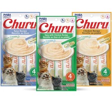 INABA Churu Lickable Pur e Natural Cat Treats Tuna  0.5 Ounce Pack of 12 