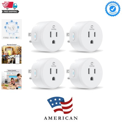 Smart Plug, WiFi Outlet Works with Alexa & Google Home, Smart Home Socket wit...