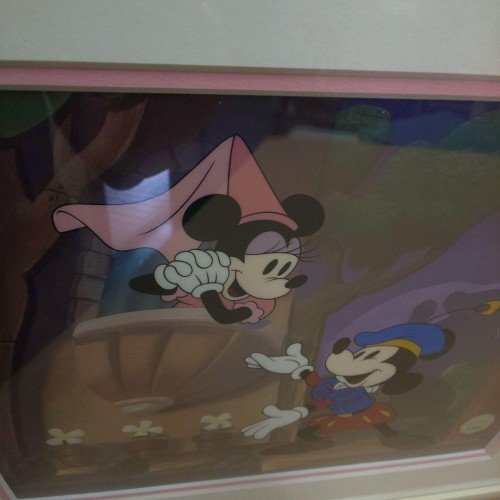 Disney cel painting [SPOTLIGHT ON ROMANCE] Mickey & Minnie | eBay