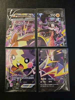 Morpeko V-Union 4 Card Set Promo Crown Zenith SWSH287 SWSH288 SWSH289 SWSH290