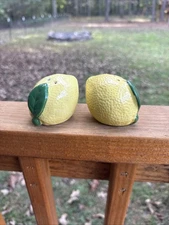 Lemon Salt And Pepper Shakers Yellow Kitchen Decor *BRAND NEW No box