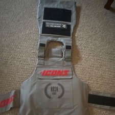 HDSN Icons Adjustable Chest Protector Vest, Nylon, Large, Gray Airsoft