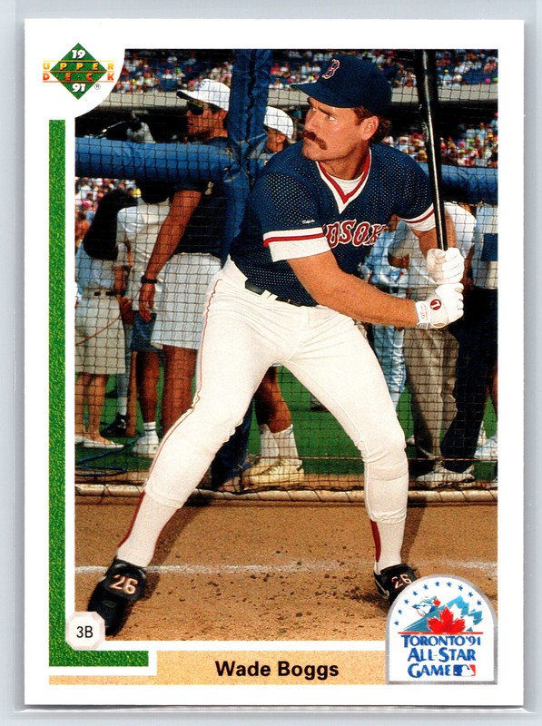 #84F Wade Boggs, Boston Red Sox - All-Star 1991 Upper Deck Final Edition Base