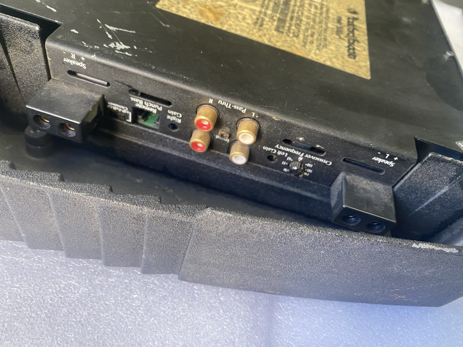 Old School Rockford Fosgate Power 500a2 Amplifier