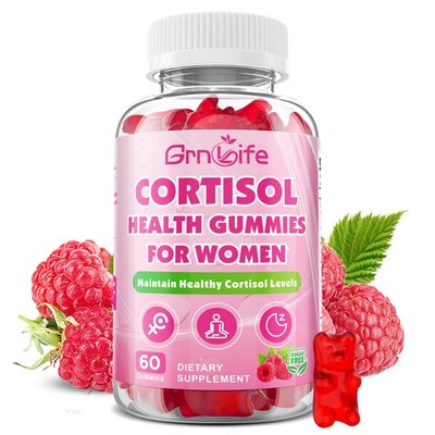 Cortisol Gummies for Women, Supplements 60 Count (Pack of 1)