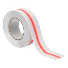 2 Inch x 32.8 ft Anti Slip Traction Tape, Clear Grip Tape with Orange Glow