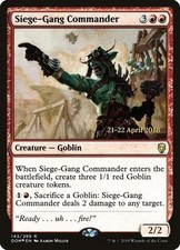 Siege-Gang Commander -Foil Near Mint MTG Promos: Prerelease Cards