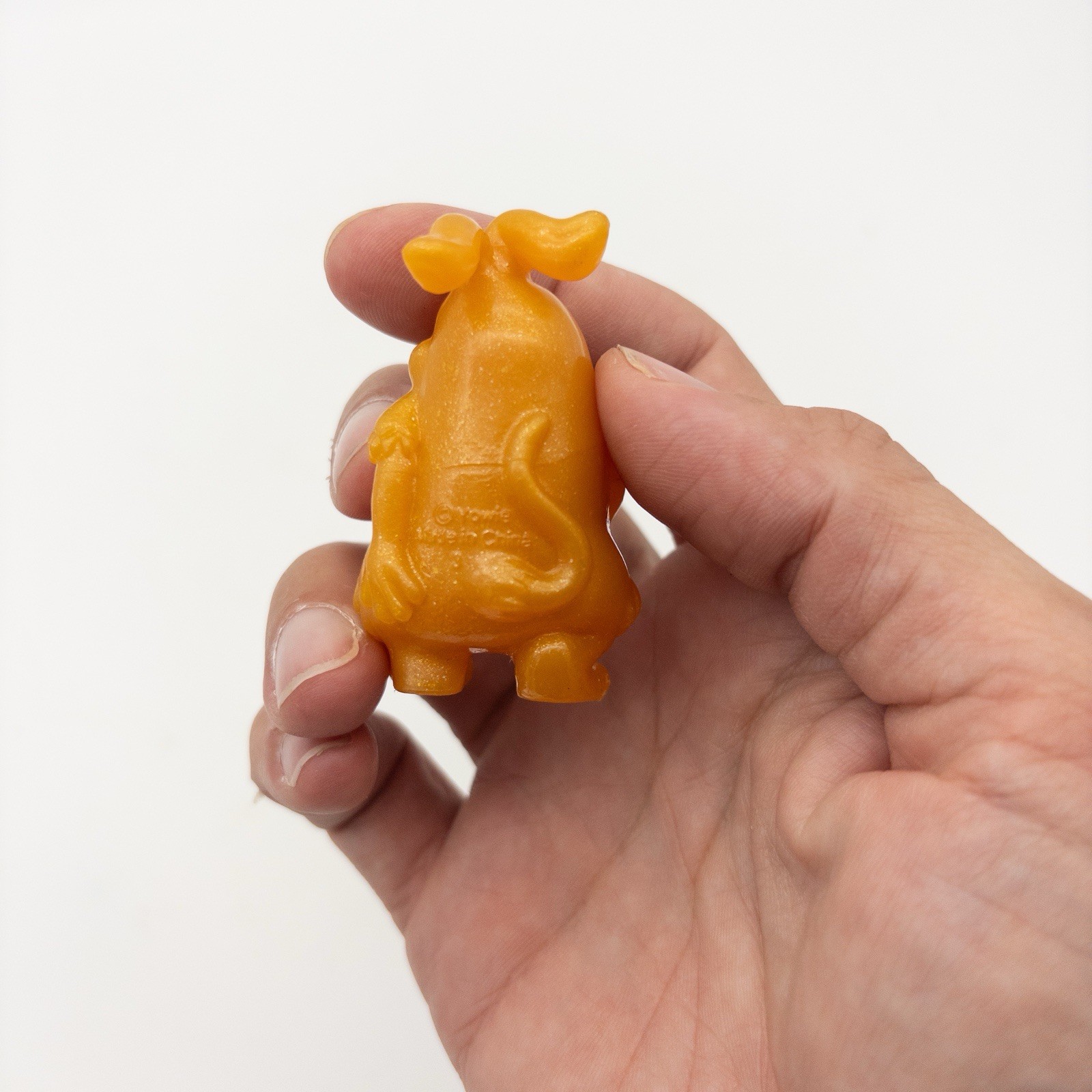 Yowie Orange Gold Boof World Monster PVC Toy Figures 2” Baby Animal Boof