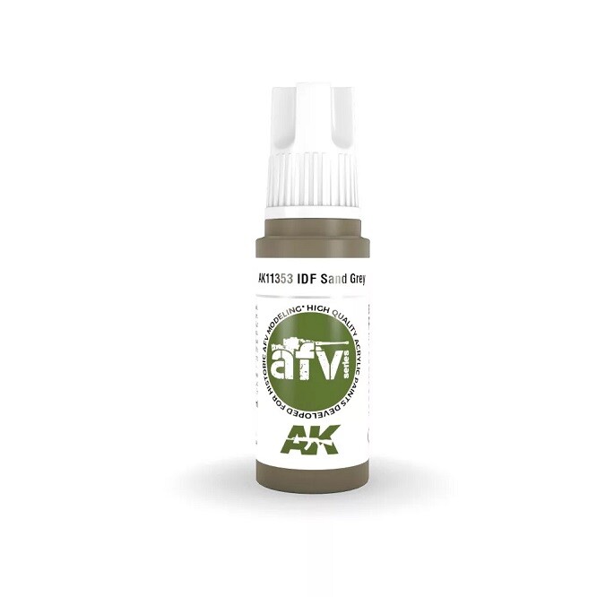 AK Interactive AK11353 - IDF Sand Grey 1970s-1980s 17ml - New