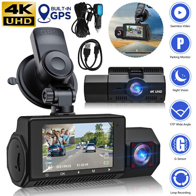 Dash Camera Car DVR GPS Tracking Cam Video Recorder Parking