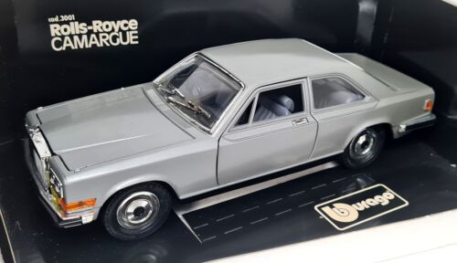 Burago 1/22 Rolls Royce Camargue Silver Diecast scale model car - Picture 3 of 13