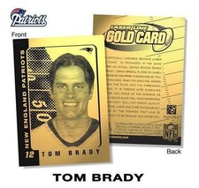 Tom Brady 2003 Laser Linie 23 Karat Gold Karte!
