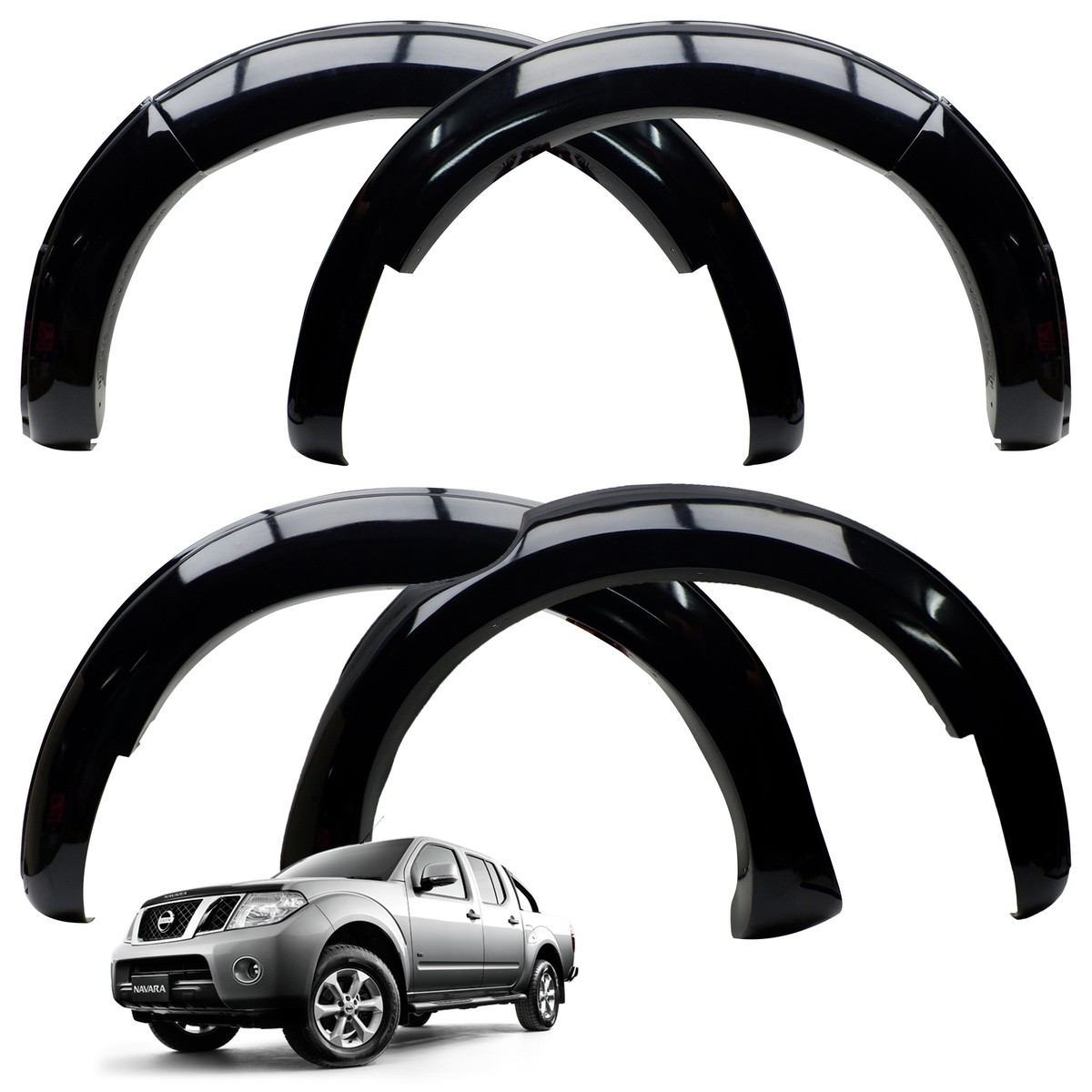 Lot De 40 Clips Pour Arceaux De Roue Nissan - Référence 01553-02903 - Compatible Frontier, Pathfinder, Navara, Xterra, Patrol - Plastique Blanc - 4