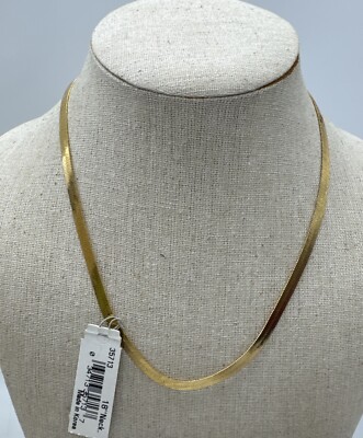 Vintage Monet Gold Tone 18'' Chain Necklace
