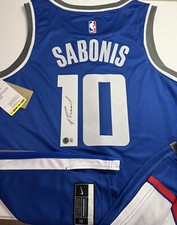 Domantas Sabonis Signed Autographed Jersey Nike Kings Basketball Beckett COA