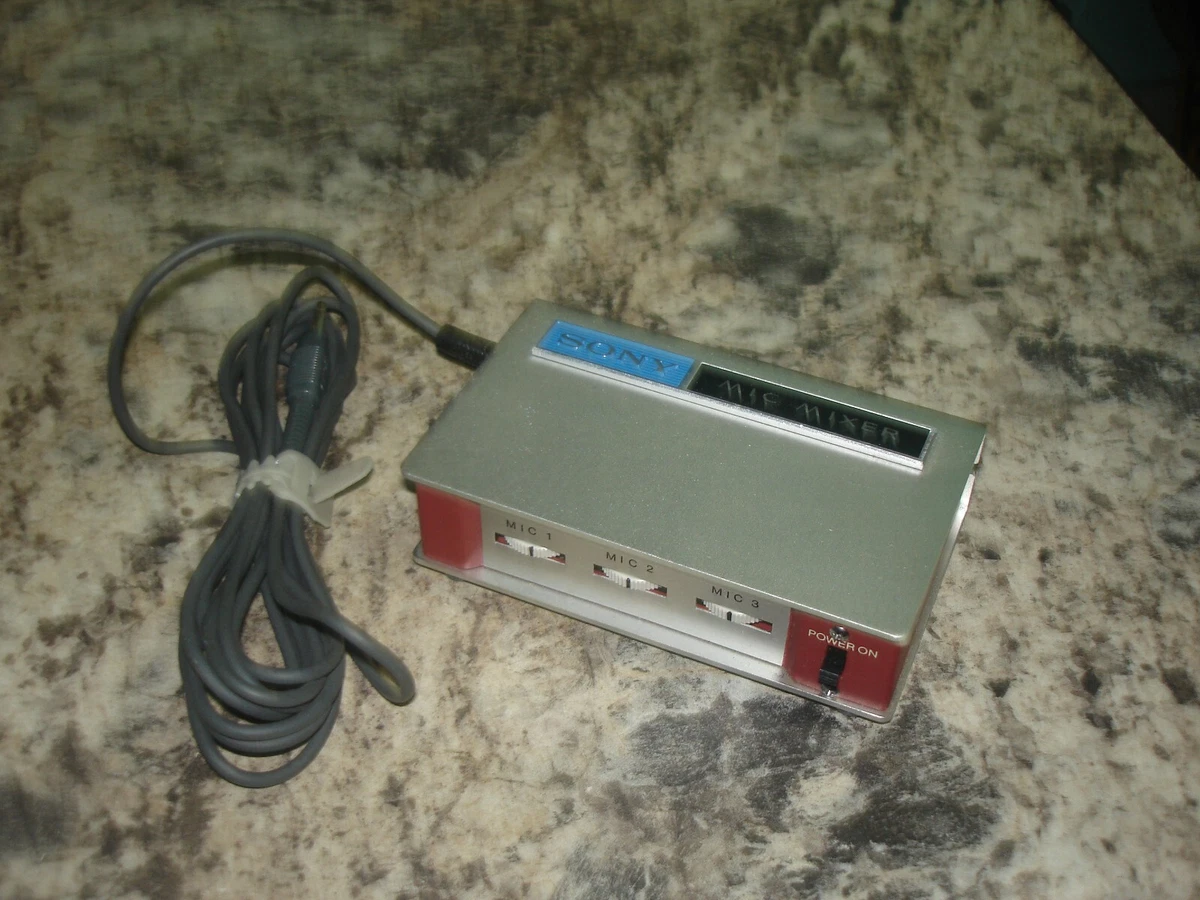 Vintage Sony mx 300 microphone Mic Mixer eBay