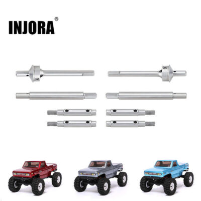 INJORA Stainless Steel Portal Axle Shafts For 1/18 RC Crawler Redcat Ascent 18
