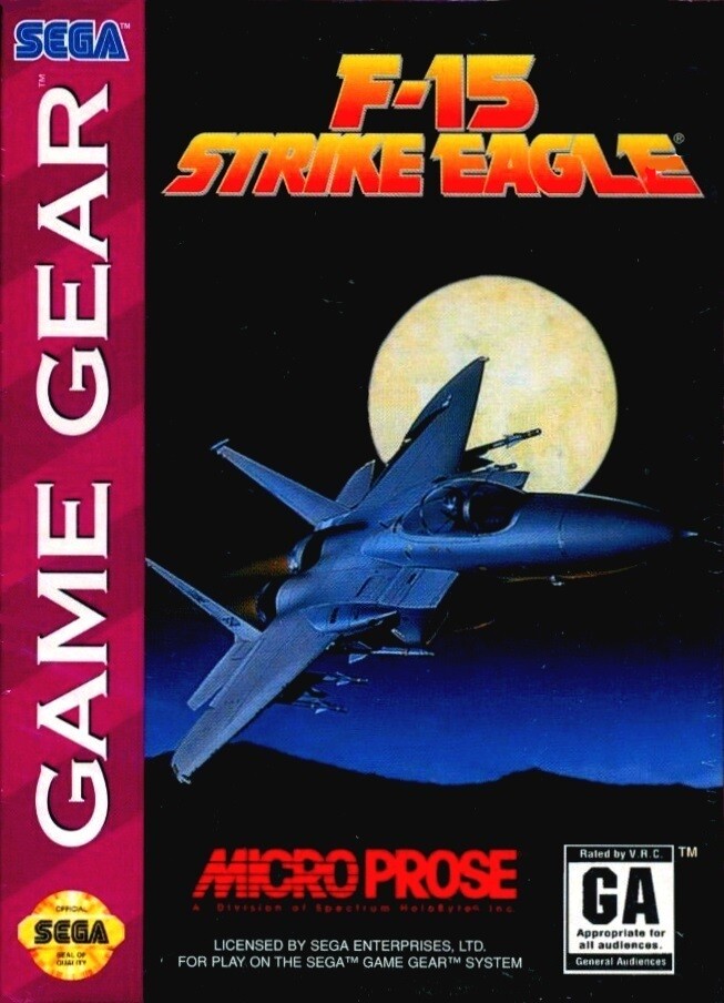 F-15 Strike Eagle Sega Game Gear Excelente Estado Envío Rápido