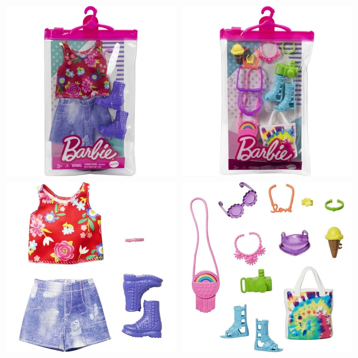 Barbie Cloth Doll Accessories