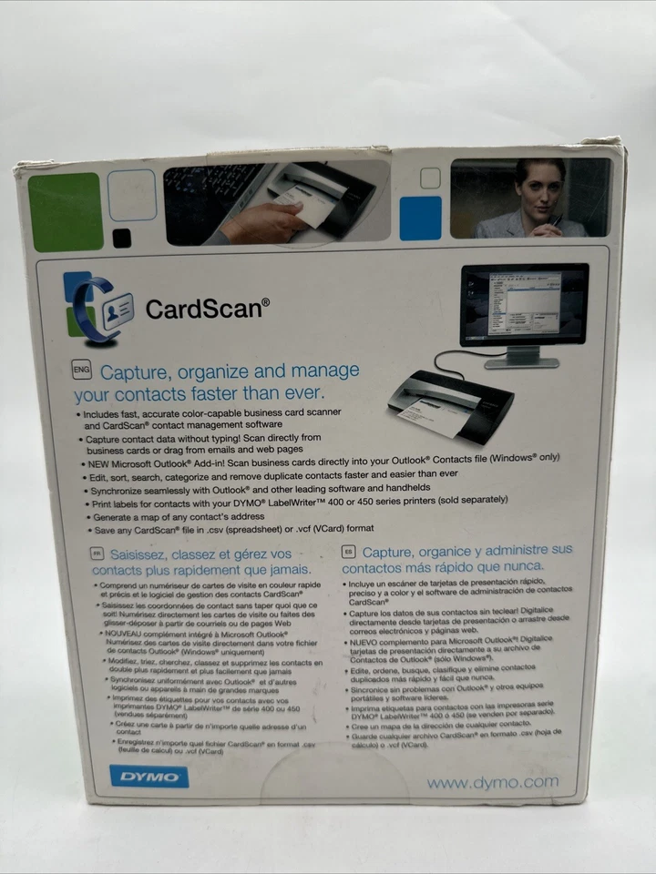DYMO CardScan Executive Business Card Scanner & Contact Management PC & MAC - Image 2 of 2