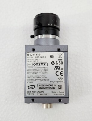 Sony XCD-SX90 Monochrom Sxga (1280H X 960V) 30 Fps Kamera