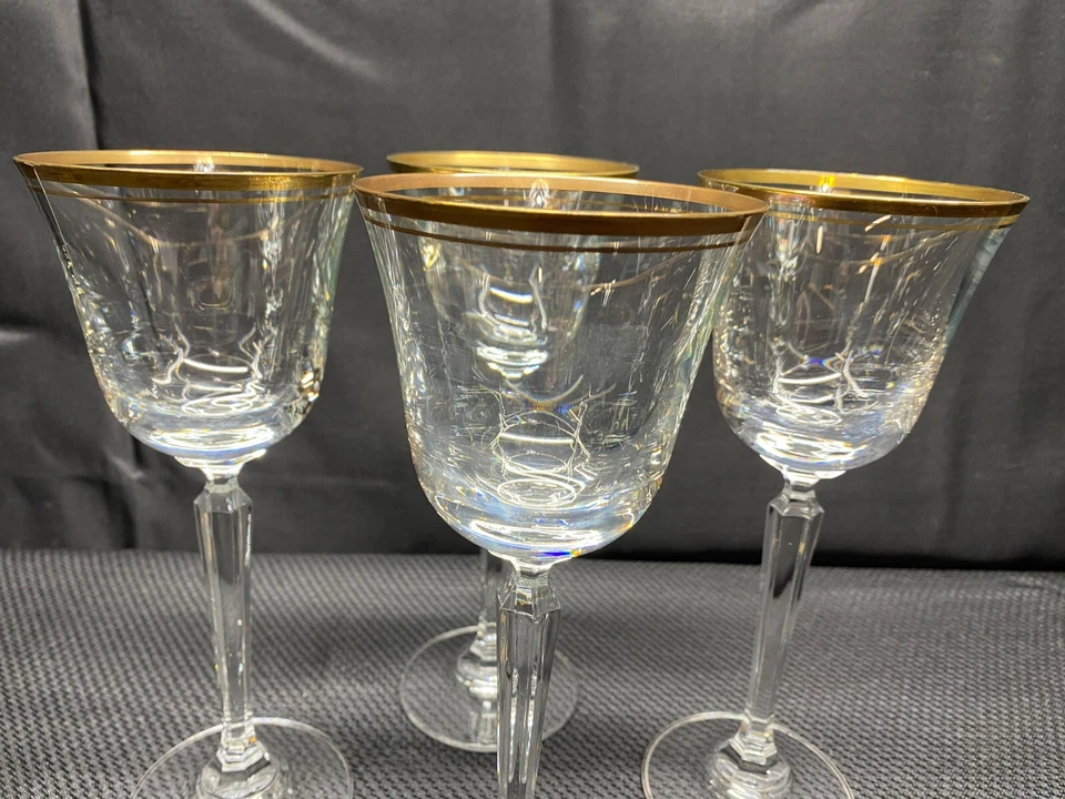 Set of 4 ~ Mikasa "WHEATON" Wine Glasses ~ 8" Tall - Image 3 of 4
