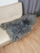 Echte Schaffelle | Bis 155cm | Lammfell | XXL Top-Öko-Fell-Teppich | Erste Wahl