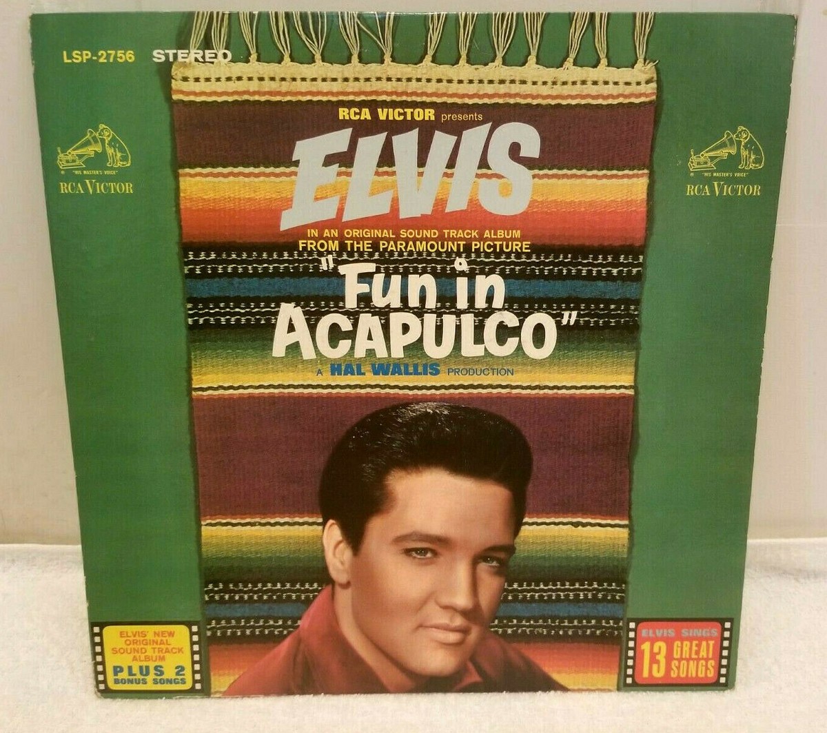 Elvis Presley Fun in Acapulco UK英盤Mono深溝 Elvis Presley – Fun In Acapulco – Vinyl (LP, Album, Mono