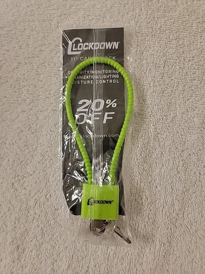 Lockdown 11  30mm Gun Cable Lock With 2 Keys DOJ Compliant