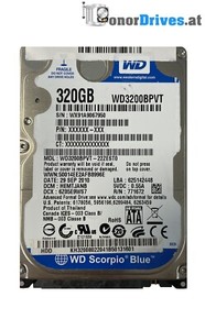 Western Digital WD3200BPVT-22ZEST0 - 320 GB - SATA - PCB 2060-771672-004 Rev. A*