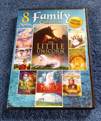 Family Collection: 8 Movies DVD 2-Disc Set The Little Unicorn Last