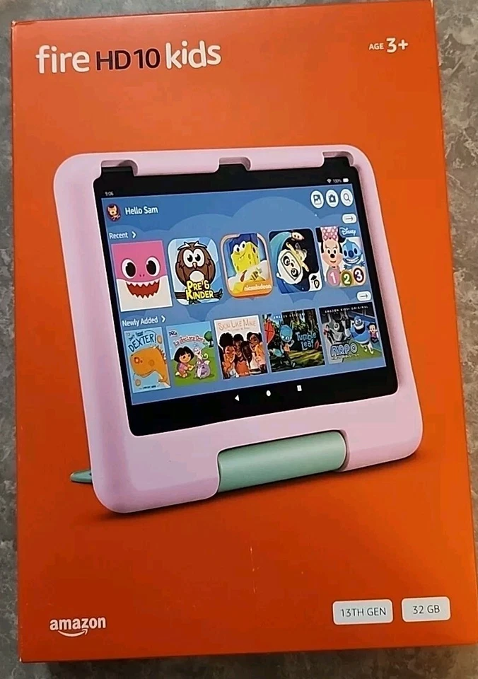 Amazon Kindle Kids Fire HD 10" Tablet (Newest Gen 13 - 2023 Release) 32G - Pink - Image 2 of 4