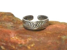 Adjustable TOE RING Sterling Silver 925 - Gift Boxed!
