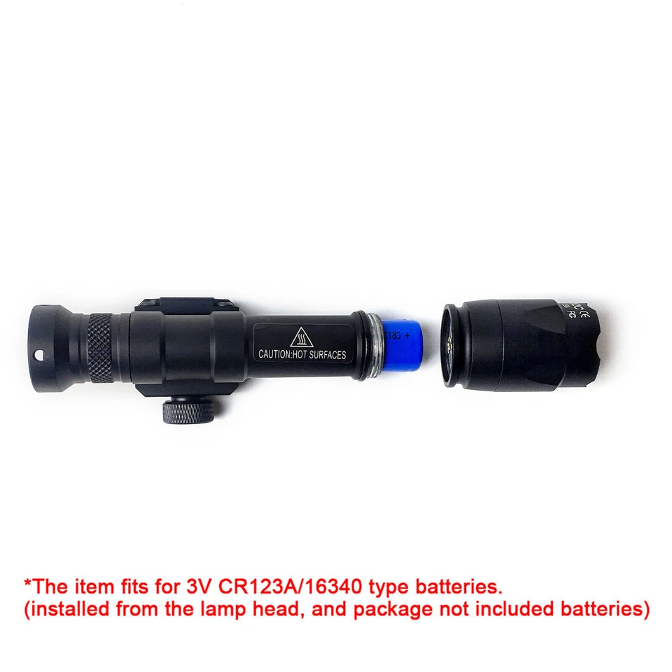 Tactical M600C Flashlight Rifle Weapon Light LED Torch With Pressure Tail Switch - Image 4 of 4