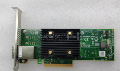 Broadcom LSI  9500-8e 8pt Ext 12GB Tri-Mode HBA Storage Adapter card