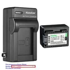 Kastar Battery AC Wall Charger for Canon BP-718 Canon VIXIA HF R52 HFR52 Camera