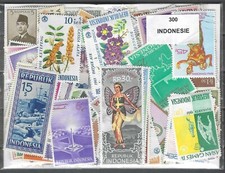 Indonésie 300 timbres différents