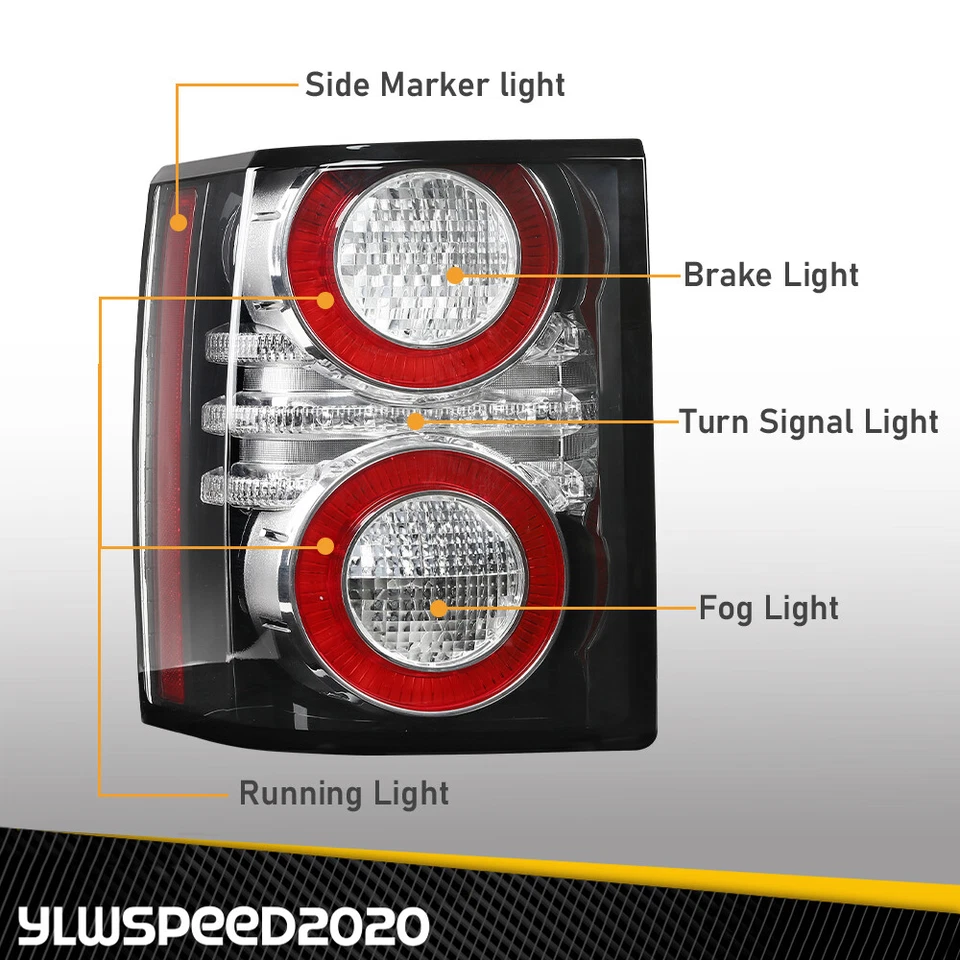 Fits Land Rover Range Rover L322 HSE 2010 2011 2012 Left Driver Tail Light Lamp - Image 3 of 4