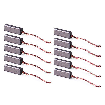 10 pcs Carbon Brushes Wire Leads Generator Brush For Generic Electric Motor