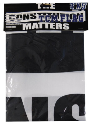 Bandiera The Constitution Matters 3'x5' 100D – Bianco E Nero, In Poliestere 100%