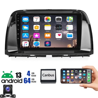 9''Android 13  For 2012-2017 Mazda CX-5 Autoradio Carplay GPS SAT Navi AHD BT DVR