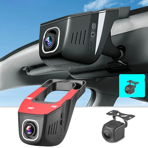 Car Dash Cam Hidden 1080P Front Rear Camera DVR WiFi Dash Camera Video Recorder