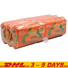 Asantee Papaya & Honey Soap Thai Herbal Lightening Soap 125g x 6