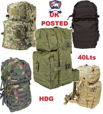 KOMBAT UK 40L BRITISH ARMY ASSAULT TACTICAL COMBAT MOLLE RUCKSACK BERGEN BACKPAC