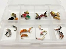Fly Fishing BOX of CZECH NYMPHS Copper Wire weighted 24 Pack sized 10-14 #321