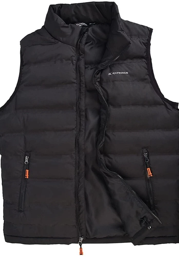 Extremus Outlook Peak Puffer Vest Black Sealed Puffer Cells Windproof SM NWT
