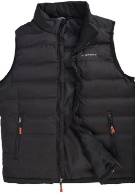 Extremus Outlook Peak Puffer Vest Black Sealed Puffer Cells Windproof SM NWT